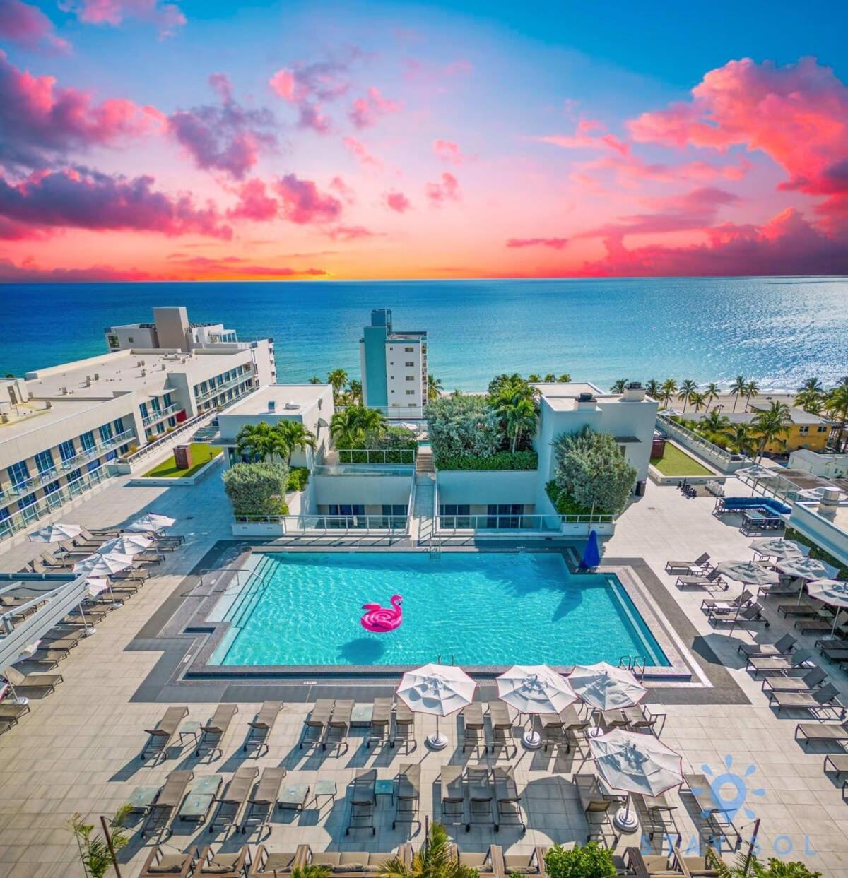 Hollywood Beach Broad - Walk - Amazing Pool - Hot Tub Dış mekan fotoğraf