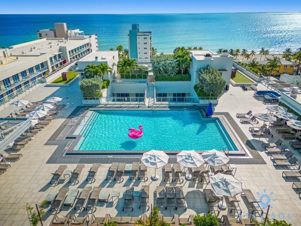 Hollywood Beach Broad - Walk - Amazing Pool - Hot Tub Dış mekan fotoğraf