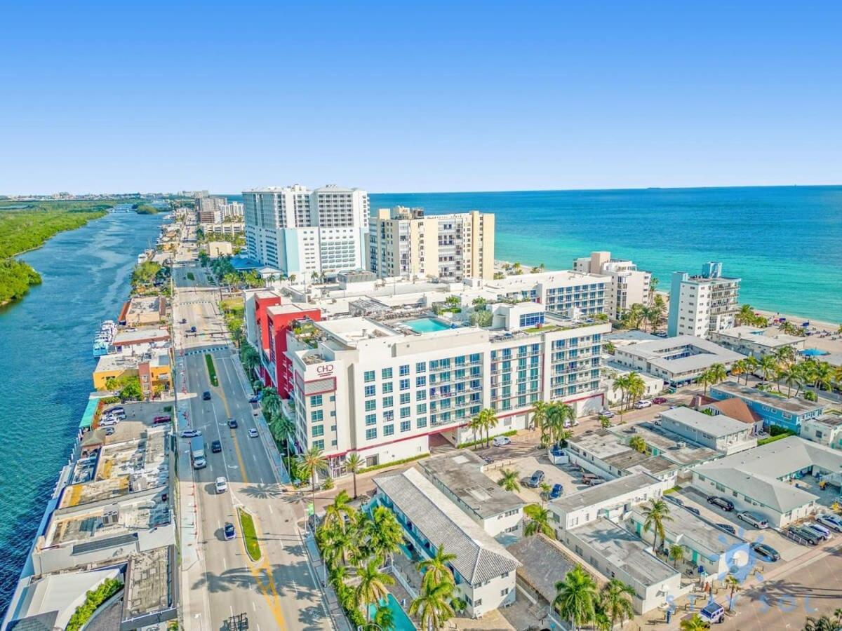Hollywood Beach Broad - Walk - Amazing Pool - Hot Tub Dış mekan fotoğraf