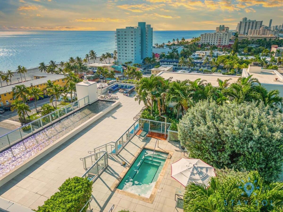 Hollywood Beach Broad - Walk - Amazing Pool - Hot Tub Dış mekan fotoğraf